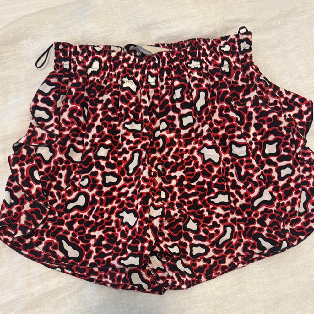 Stella McCartney Red Patterned Women's Shorts